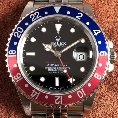 ロレックス(ROLEX)GMTマスター Ref.16700 チャックイエーガー1st 中古