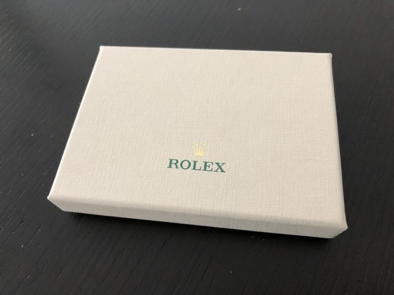 ロレックス(ROLEX)ノベルティ(非売品)カードケースBROWN未使用6