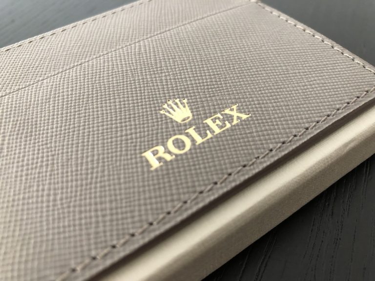 ロレックス(ROLEX)ノベルティ(非売品)カードケースGRAY未使用4