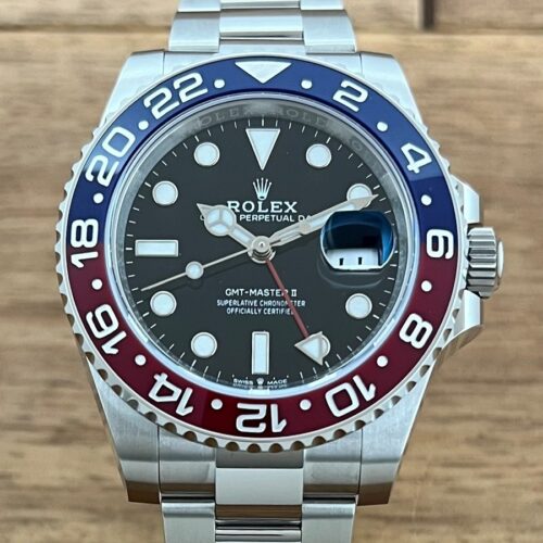 未使用 ロレックス ROLEX GMTマスター2 126710BLRO 赤青ベゼル 新作 オイスターブレス 委託 買取 販売 名古屋