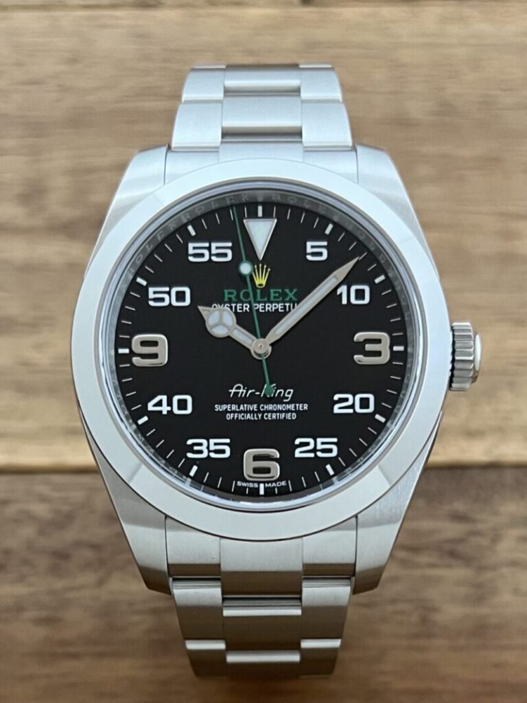ロレックス ROLEX エアキング ランダムシリアル 116900 ブラック文字盤 SS メンズ 腕時計