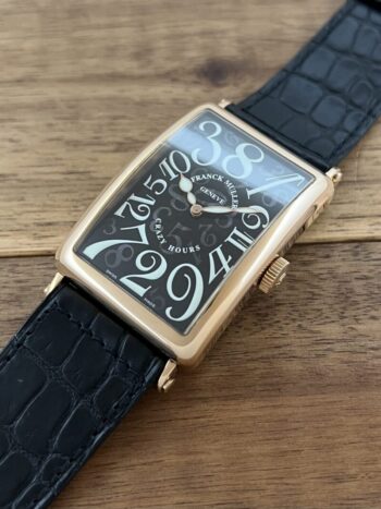 フランクミュラー ロングアイランド クレイジー アワーズ 1200CH RG ブラック 未使用 5時側から 委託 買取 販売 名古屋