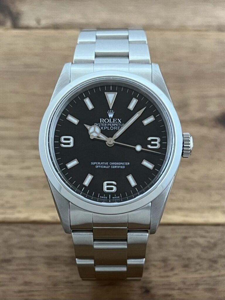 ロレックス(ROLEX)エクスプローラー1 14270 ブラック(黒) P番 中古