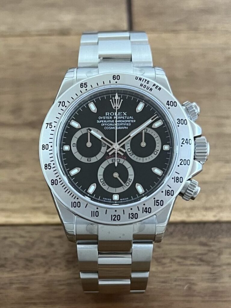 ロレックス(ROLEX)デイトナ 116520 ブラック(黒) F番 未使用 保護