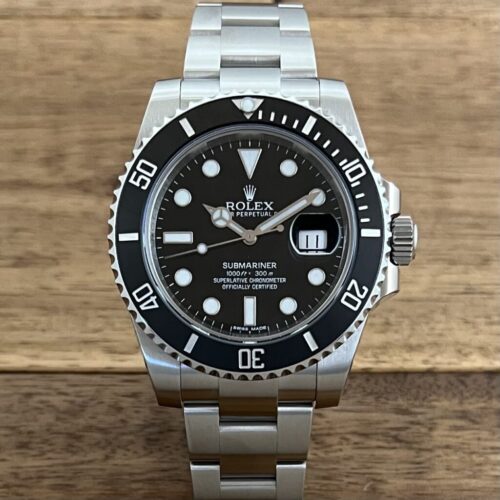 ②ロレックス ROLEX サブマリーナ デイト 116610LN ブラックメンズ