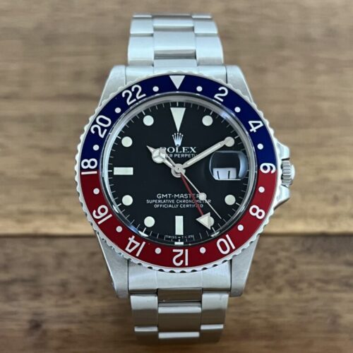 ヴィンテージ ロレックス GMTマスター 16750 71番台 トリチウム 赤青ベゼル 中古 委託 高価 買取 販売 名古屋