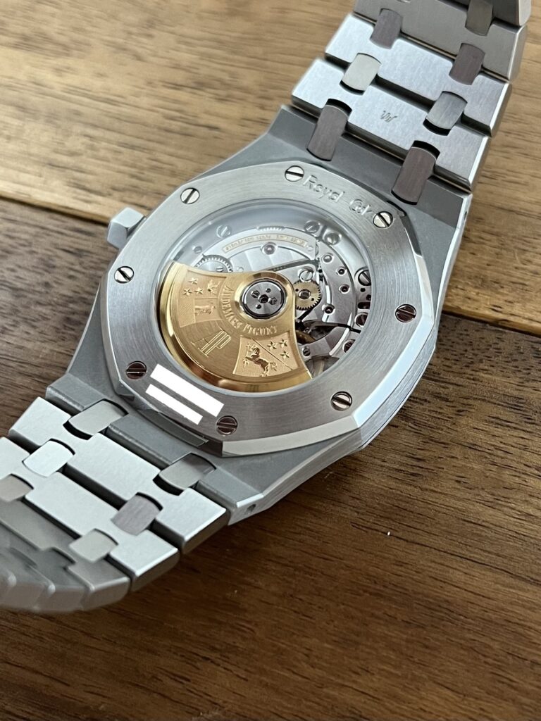 オーデマピゲ AUDEMARS PIGUET ロイヤルオーク 15300ST.00.1220ST.03 ブラック 中古 バックケース スケルトン 委託 高価 買取 販売 名古屋