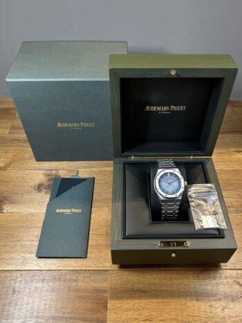 オーデマピゲ AUDEMARS PIGUET ロイヤルオーク 15510BC.OO.1320BC.02 スモークブルー 保2023 未使用 付属品 委託 高価 買取 販売 名古屋