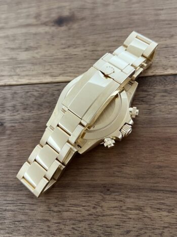 ロレックス コスモグラフ デイトナ 116508 ブラック×シャンパン 未使用 バックル側から 委託 高価 買取 販売 名古屋