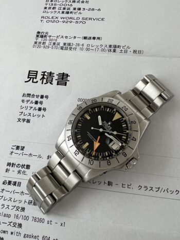 ロレックス エクスプローラー2 1655 ブラック 62番台 トリチウム ヴィンテージ 中古 付属品 委託 高価 買取 販売 名古屋