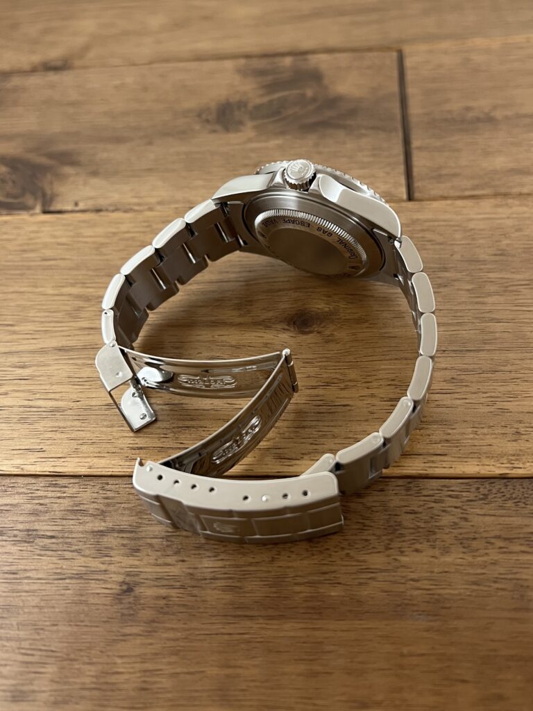 ロレックス シードゥエラー 16600 ブラック(黒) F番 中古 クラスプ側から全体 委託 高価 買取 販売 名古屋