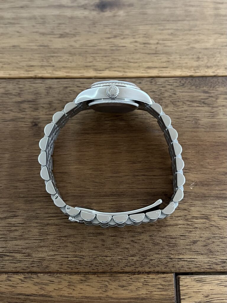 ロレックス デイトジャスト 179174 ホワイト(白) ローマ V番 中古 リューズ側から 委託 高価 買取 販売 名古屋