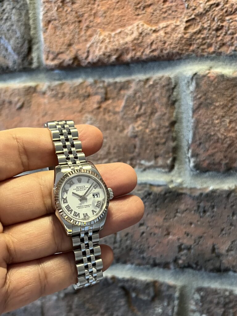 ロレックス デイトジャスト 179174 ホワイト(白) ローマ V番 中古 インスタ用 委託 高価 買取 販売 名古屋