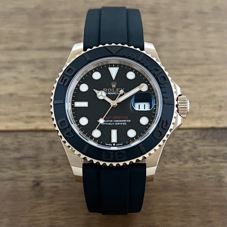 中古 ロレックス(ROLEX)ヨットマスター 126655 ブラック(黒) ローズゴールド 保2023.8 委託 高価 買取 販売 名古屋