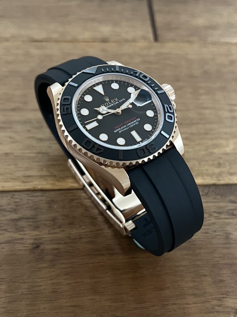 ロレックス(ROLEX)ヨットマスター 126655 ブラック(黒) ローズゴールド 保2023.8 中古 7時側から 委託 高価 買取 販売 名古屋