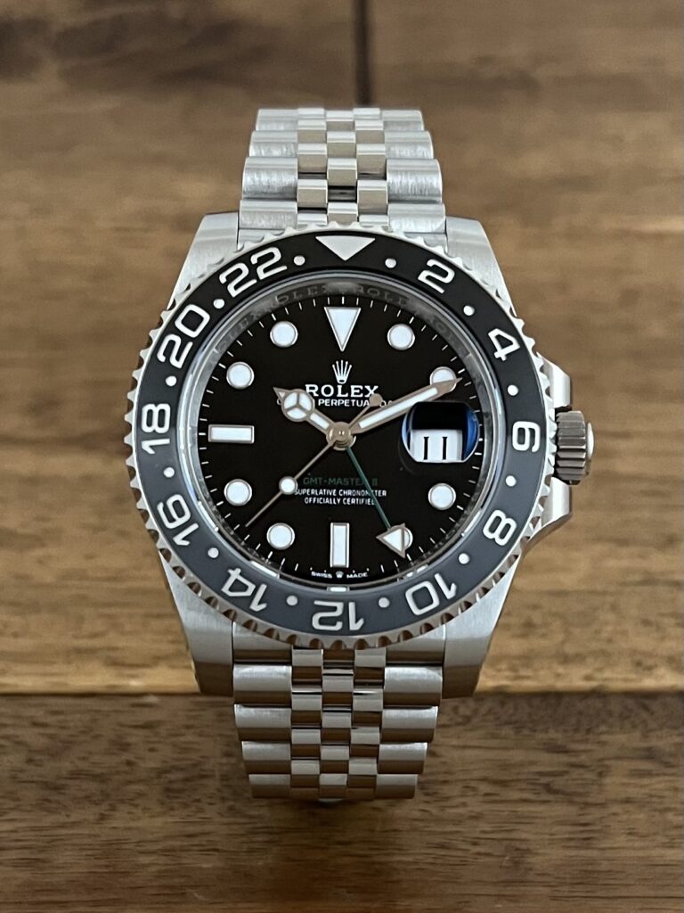 ロレックス(ROLEX)GMTマスター2 126710GRNR ジュビリーブレス 保2024.7 中古 正面 委託 高価 買取 販売 名古屋