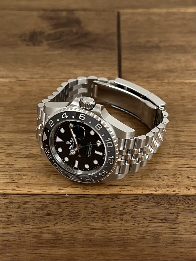 ロレックス(ROLEX)GMTマスター2 126710GRNR ジュビリーブレス 保2024.7 中古 正面から全体 委託 高価 買取 販売 名古屋