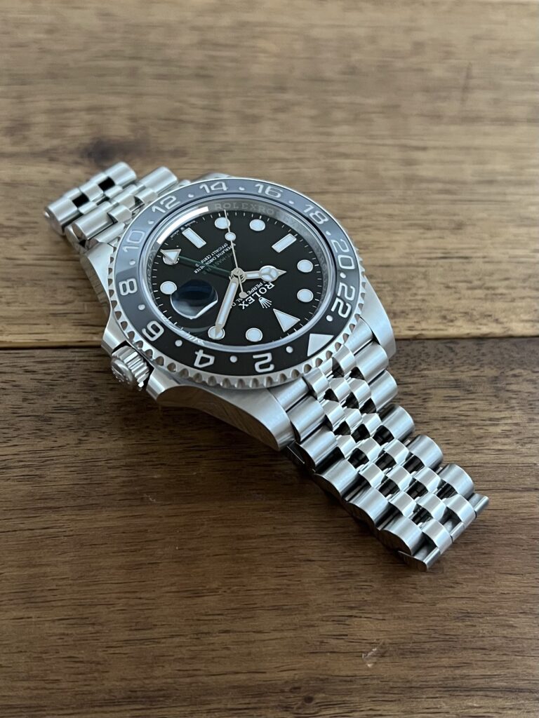 ロレックス(ROLEX)GMTマスター2 126710GRNR ジュビリーブレス 保2024.7 中古 1時側から 委託 高価 買取 販売 名古屋