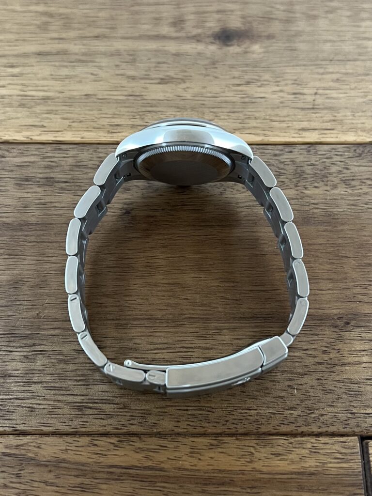 ロレックス オイスターパーペチュアル 31 277200 ターコイズブルー 未使用 保2025.7 ケースサイド側から委託 高価 買取 販売 名古屋