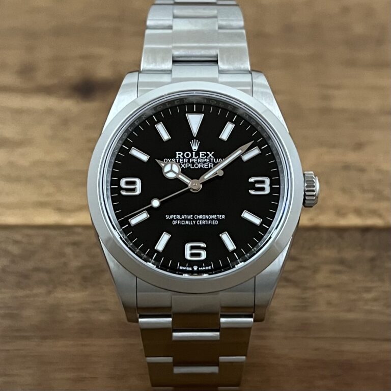 中古 ロレックス エクスプローラー 36 124270 ブラック(黒) 保2021.8 委託 高価 買取 販売 名古屋