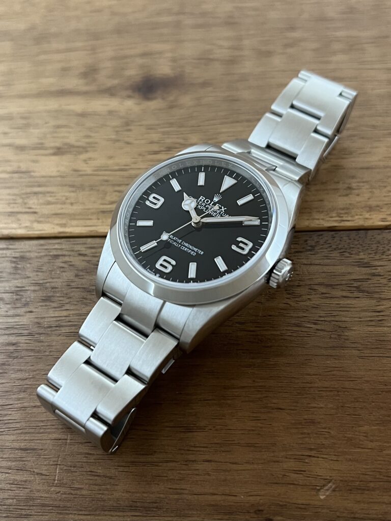 ロレックス エクスプローラー 36 124270 ブラック(黒) 保2021.8 中古 5時側から 委託 高価 買取 販売 名古屋