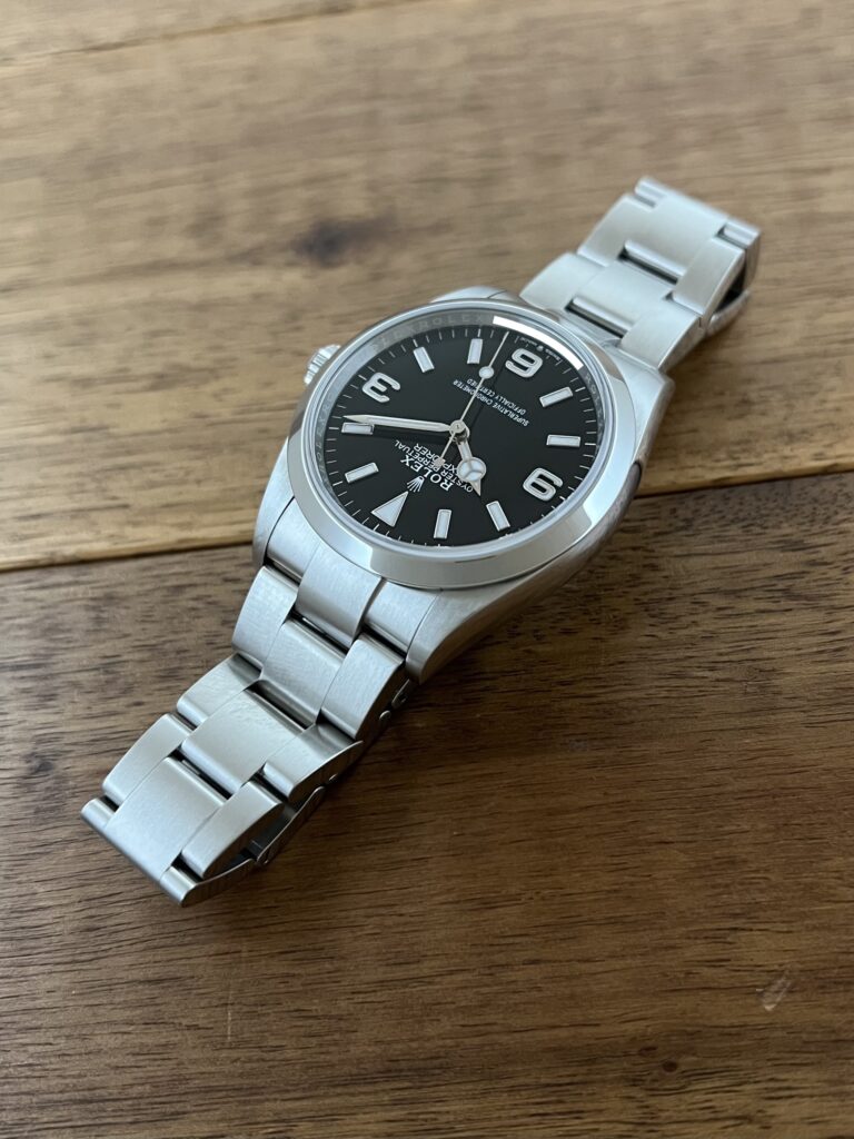 ロレックス エクスプローラー 36 124270 ブラック(黒) 保2021.8 中古 11時側から 委託 高価 買取 販売 名古屋