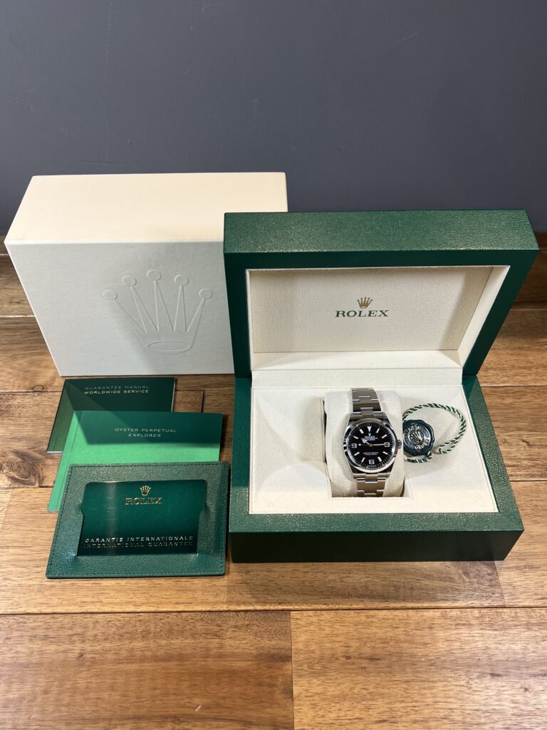 ロレックス エクスプローラー 36 124270 ブラック(黒) 保2021.8 中古 付属品 委託 高価 買取 販売 名古屋