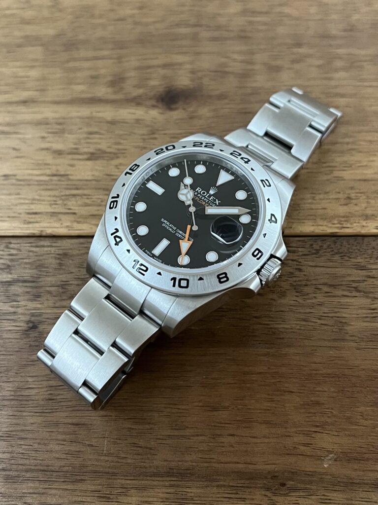 ロレックス エクスプローラー2 42 216570 ブラック(黒) ランダム 中古 5時側から 委託 高価 買取 販売 名古屋