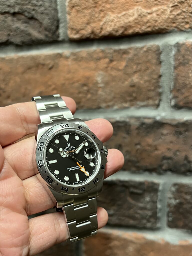 ロレックス エクスプローラー2 42 216570 ブラック(黒) ランダム 中古 インスタ用 委託 高価 買取 販売 名古屋