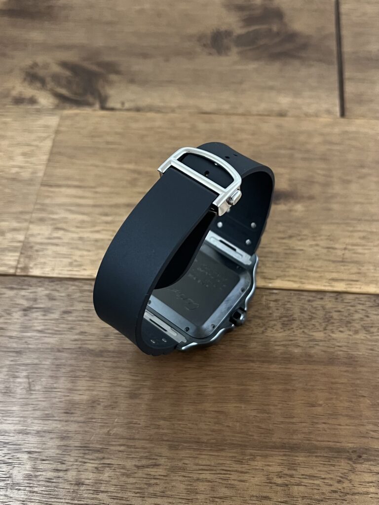 カルティエ サントス ドゥ カルティエ LM WSSA0039 ADLC 中古 バックル側から 委託 高価 買取 販売 名古屋