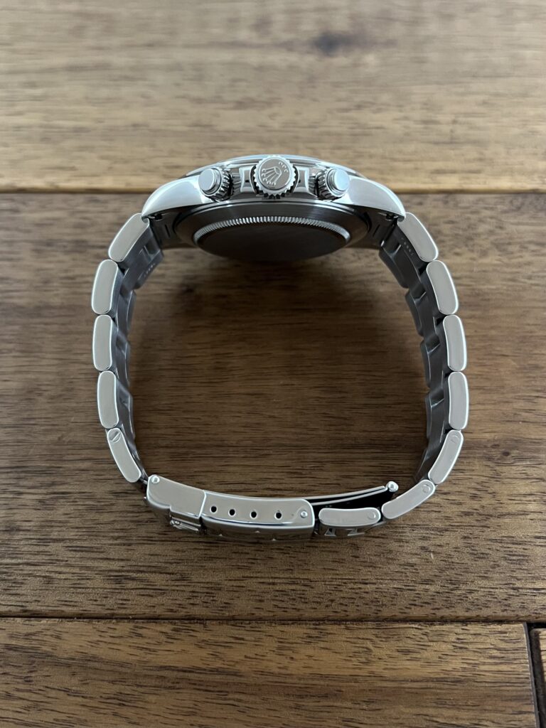 ロレックス コスモグラフ デイトナ 16520 ホワイト(白) T7番 トリチウム 中古 リューズ側から 委託 高価 買取 販売 名古屋