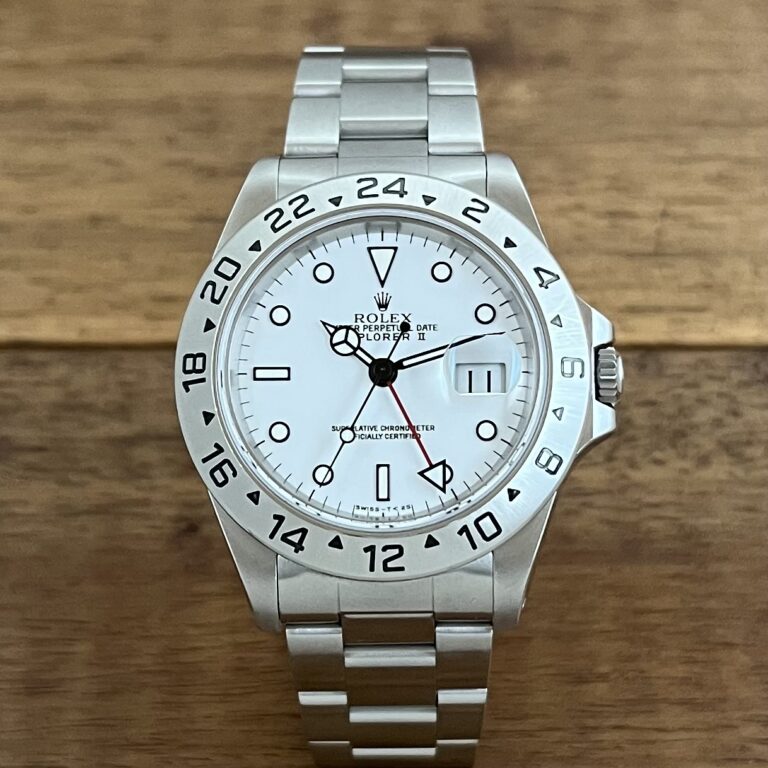 中古 ロレックス エクスプローラー2 16570 ホワイト(白) U6番 トリチウム 委託 高価 買取 販売 名古屋