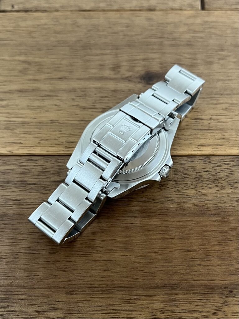 ロレックス エクスプローラー2 16570 ホワイト(白) U6番 トリチウム 中古 バックル側から 委託 高価 買取 販売 名古屋