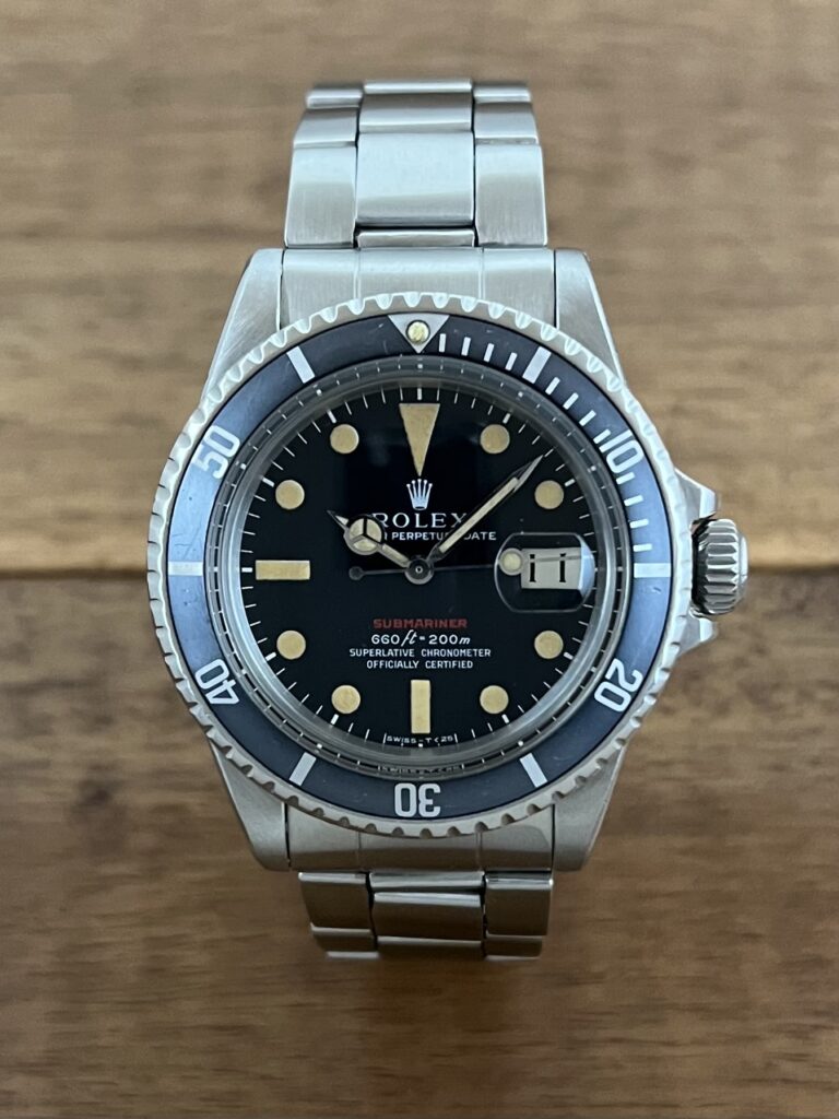 ロレックス サブマリーナ デイト 1680 ホブラック(黒) 26番 トリチウム 赤サブ 中古 正面 委託 高価 買取 販売 名古屋