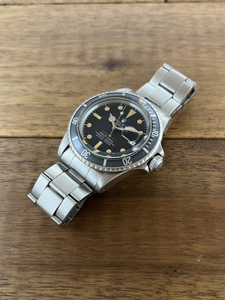 ロレックス サブマリーナ デイト 1680 ホブラック(黒) 26番 トリチウム 赤サブ 中古 5時側から 委託 高価 買取 販売 名古屋
