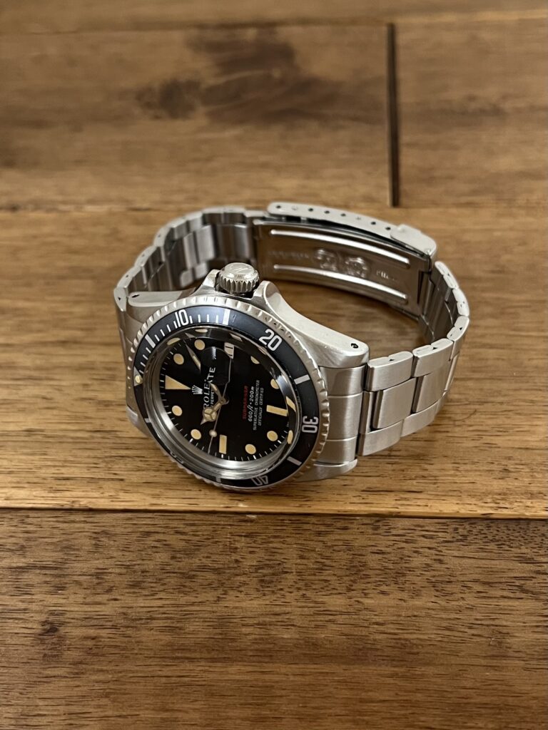 ロレックス サブマリーナ デイト 1680 ホブラック(黒) 26番 トリチウム 赤サブ 中古 正面から全体 委託 高価 買取 販売 名古屋