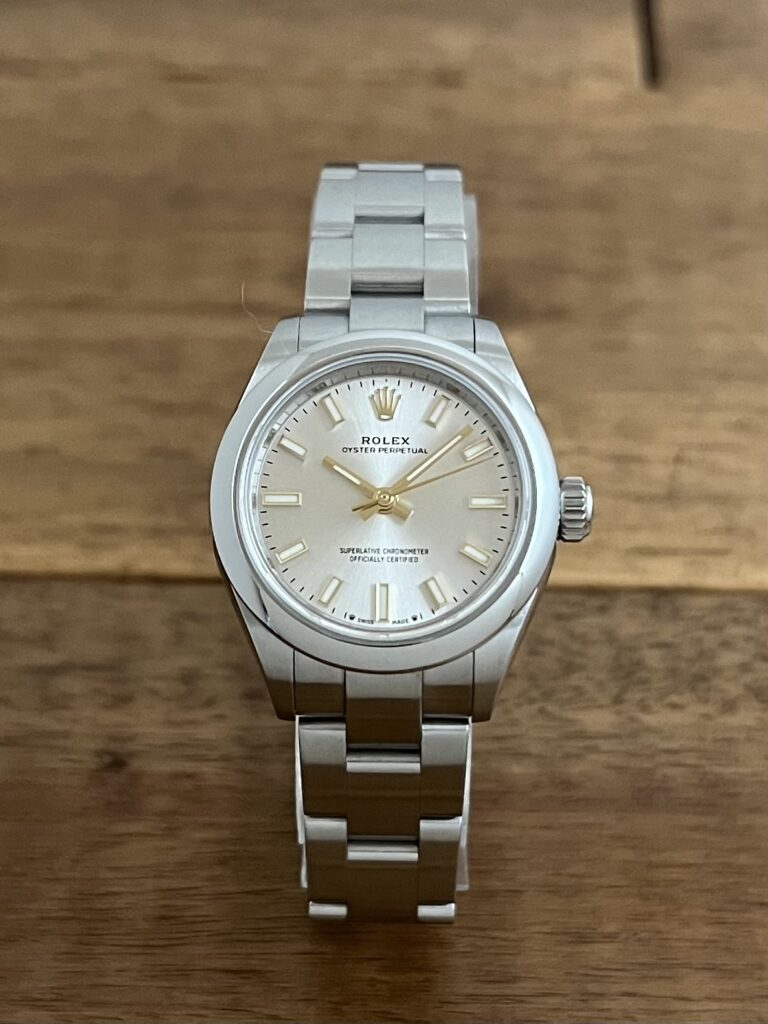 ロレックス オイスター パーペチュアル 28 276200 シルバー 中古 正面 委託 買取 販売 名古屋