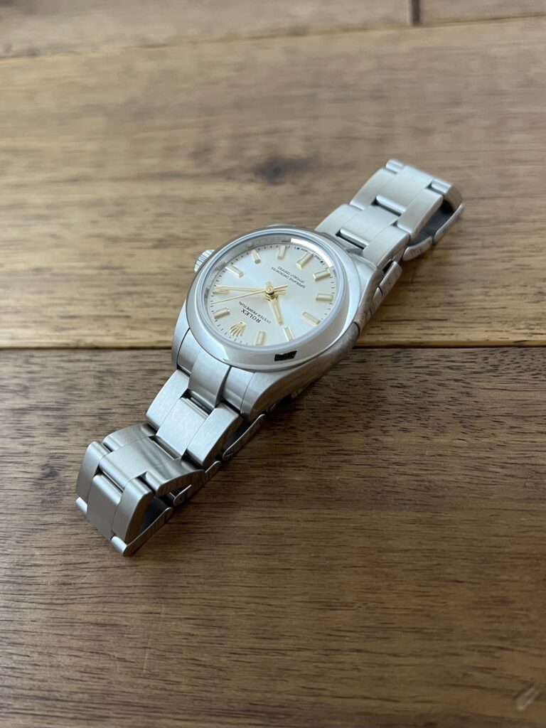 ロレックス オイスター パーペチュアル 28 276200 シルバー 中古 11時側から 委託 買取 販売 名古屋