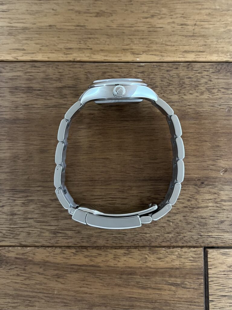 ロレックス オイスター パーペチュアル 28 276200 シルバー 中古 リューズ側から 委託 買取 販売 名古屋