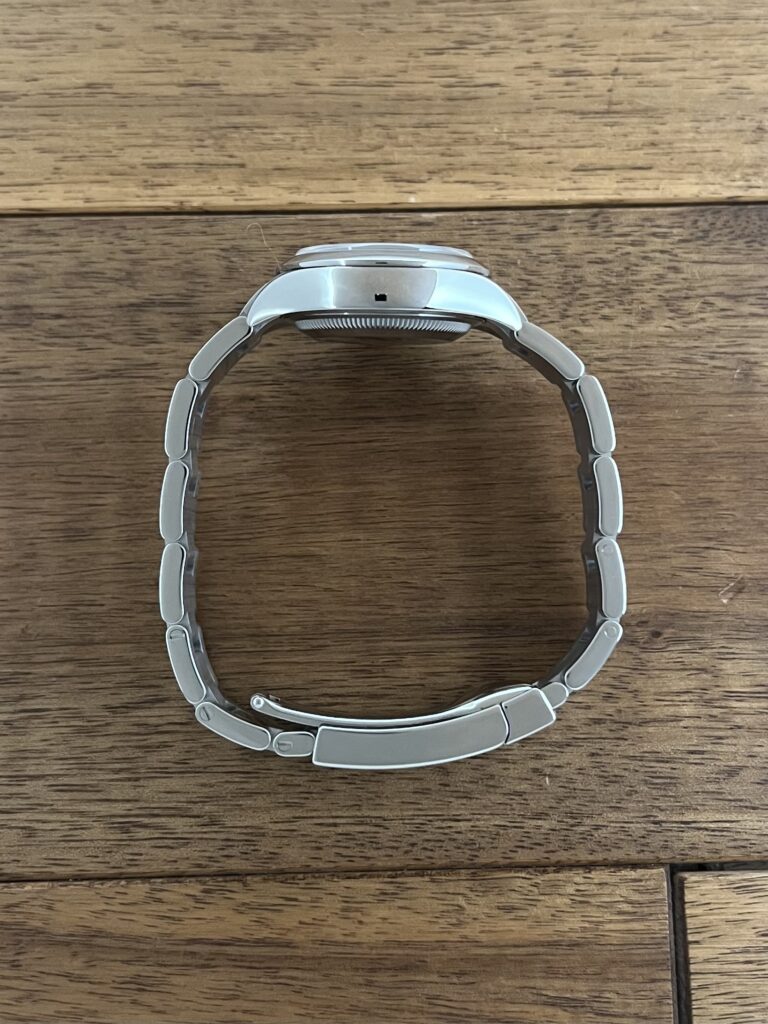 ロレックス オイスター パーペチュアル 28 276200 シルバー 中古 ケースサイド側から 委託 買取 販売 名古屋