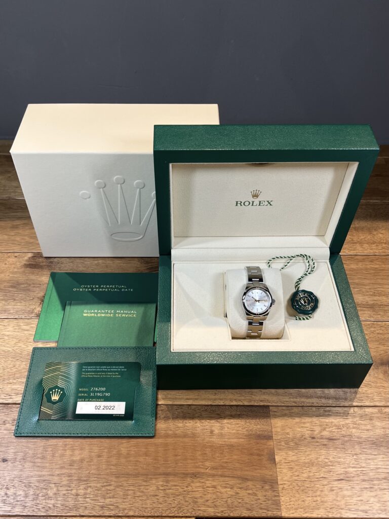 ロレックス オイスター パーペチュアル 28 276200 シルバー 中古 付属品 委託 買取 販売 名古屋