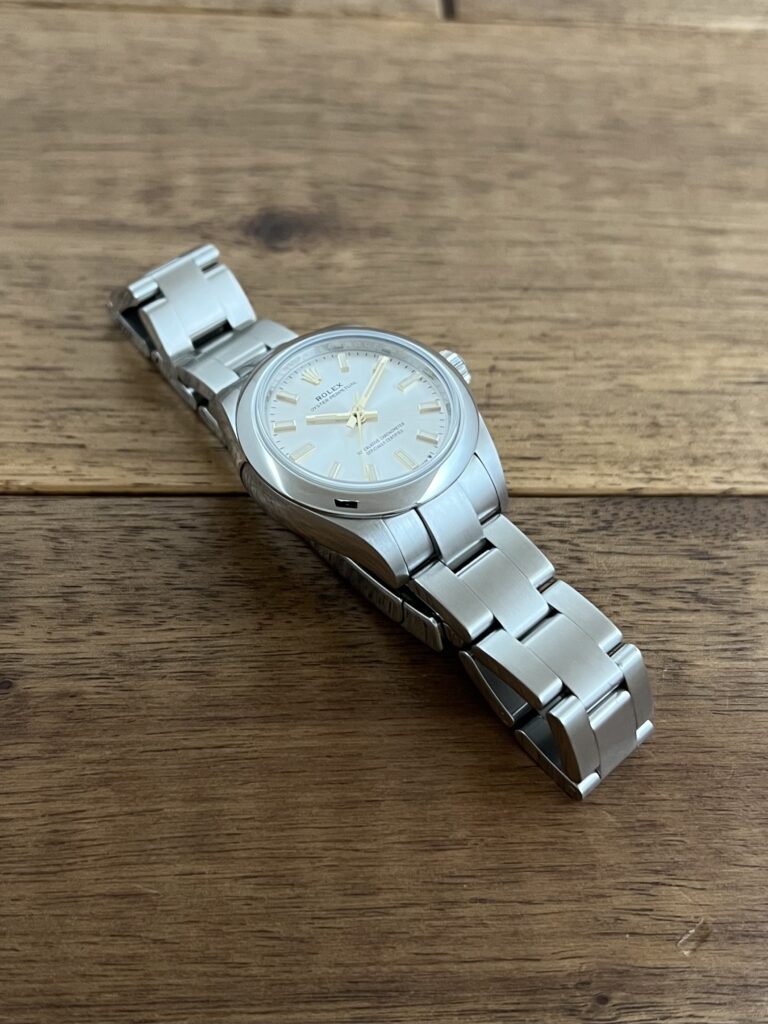 ロレックス オイスター パーペチュアル 28 276200 シルバー 中古 7時側から 委託 買取 販売 名古屋