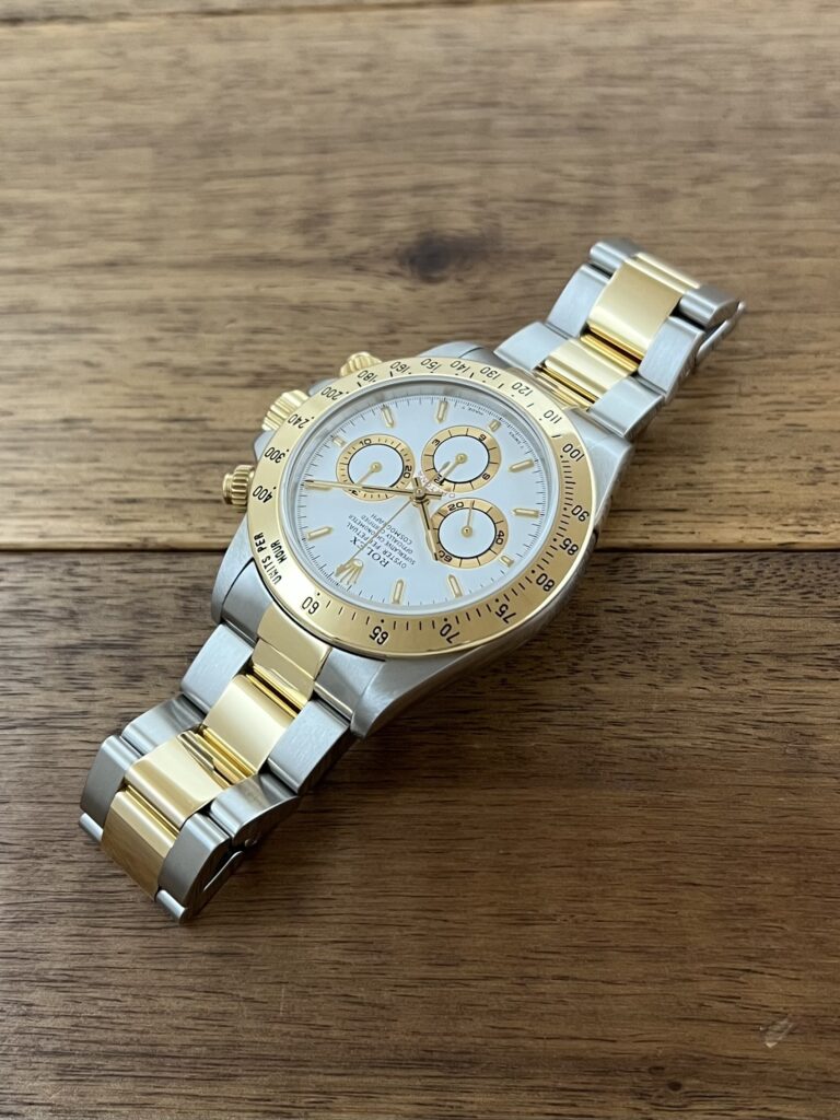 ロレックス コスモグラフ デイトナ 16523 ホワイト(白) U1番 トリチウム 中古 11時側から 委託 高価 買取 販売 名古屋