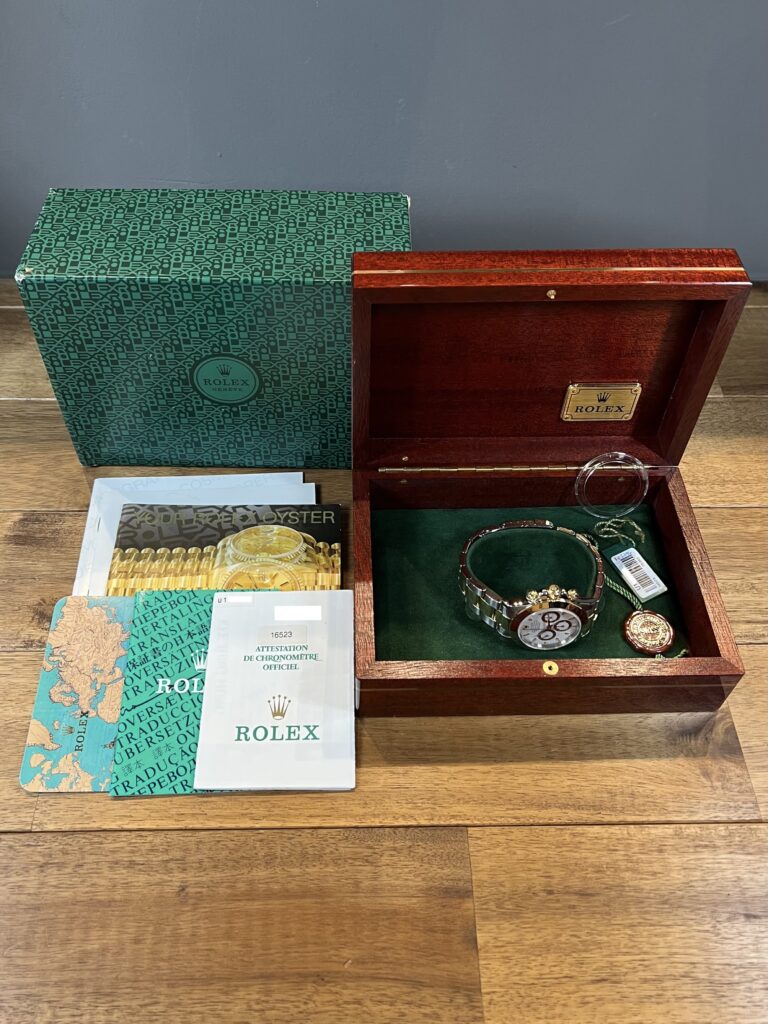 ロレックス コスモグラフ デイトナ 16523 ホワイト(白) U1番 トリチウム 中古 付属品 委託 高価 買取 販売 名古屋