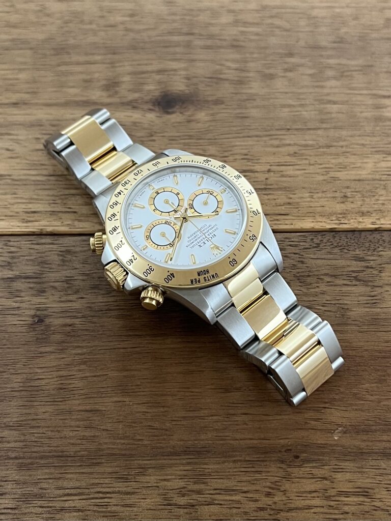 ロレックス コスモグラフ デイトナ 16523 ホワイト(白) U1番 トリチウム 中古 1時側から 委託 高価 買取 販売 名古屋