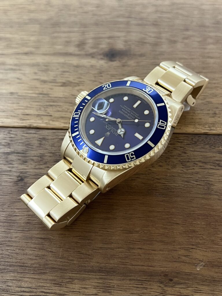 ロレックス サブマリーナ 16618 ブルー(バイオレット) N1番 トリチウム 中古 11時側から 委託 高価 買取 販売 名古屋
