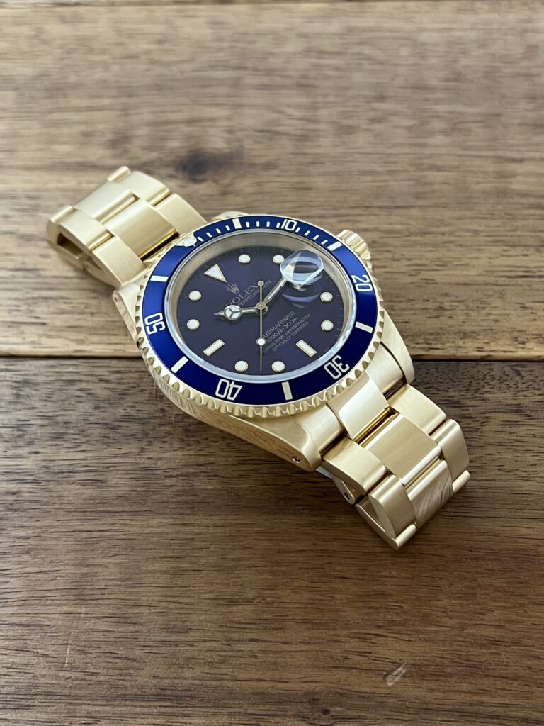 ロレックス サブマリーナ 16618 ブルー(バイオレット) N1番 トリチウム 中古 7時側から 委託 高価 買取 販売 名古屋