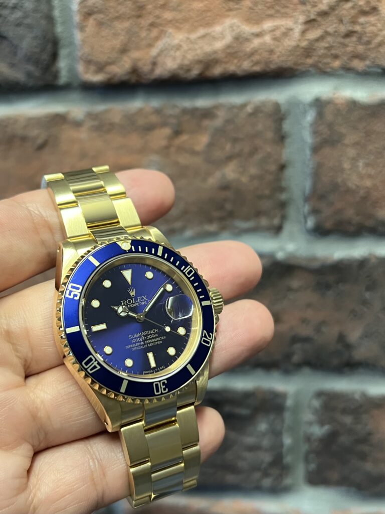 ロレックス サブマリーナ 16618 ブルー(バイオレット) N1番 トリチウム 中古 インスタ用 委託 高価 買取 販売 名古屋