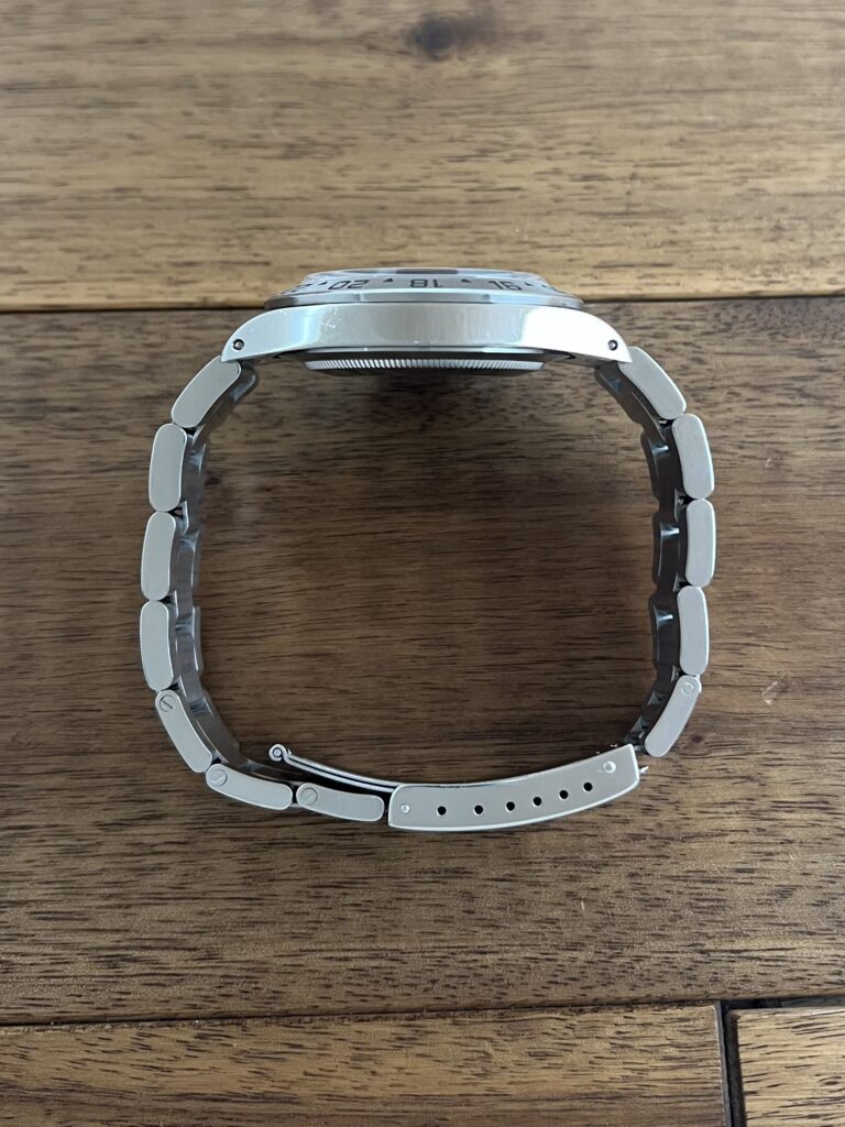 ロレックス エクスプローラー2 16570 ホワイト(白) N1番 トリチウム パティーナ 中古 ケースサイドから 委託 高価 買取 販売 名古屋