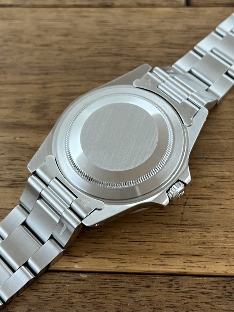 ロレックス エクスプローラー2 16570 ホワイト(白) N1番 トリチウム パティーナ 中古 ケースバック 委託 高価 買取 販売 名古屋